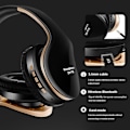 Pikkukuva 3 / 5: Langattomat kuulokkeet, Bluetooth-kuulokkeet, stereokuulokkeet, bassokuulokkeet, taitettavat, säädettävät pelikuulokkeet, mikrofonit PC:lle, matkapuhelimelle