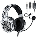 Pikkukuva 4 / 4: Melua kuulokkeet Pc Laptop Tablet Stereo Langallinen Led-valot K8 Peliheadset Mikrofonilla Ps4 Xbox One Kuulokkeet