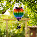 Miniatyrbilde 6 av 8: Varmtluftballong solcellelys, utendørs jern glass lysekrone, hage dekorative lys, IP55, LED solcellelysekroner, LED solcellelys
