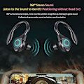 Pikkukuva 4 / 5: Tws Langattomat Bluetooth-pelikuulokkeet, melunvaimennus, handsfree-puhelut, Hifi-stereomusiikkikuulokkeet, vedenpitävät urheilukuulokkeet mikrofonilla