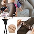 Miniatyrbillede 3 af 5: Termiske strømpebukser hudfarve, termiske strømpebukser kvinder, varme vinter leggings gave