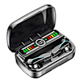 Pikkukuva 1 / 5: M12 Tws Langattomat Bluetooth 5.3 -nappikuulokkeet mikrofonilla 9d Stereo In Ear -kuulokkeet Vedenpitävät Urheilukuulokkeet Melunvaimennus Bluetooth -kuulokkeet