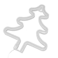 Miniatyrbilde 4 av 5: 2024 Jul Neon Skilt Juletre Form Neon Lys USB Dekorativt Nattlys for Skrivebord Vegg Display