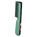 Miniatyrbilde 1 av 4: Bærbar retthårsbørste USB retthårsbørste Multifunksjonell krøllete hår retthår Dual Purpose Comb（Grønn）