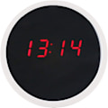 Miniatyrbild 2 av 5: Elektronisk klocka LED digital elektrisk väckarklocka 24 timmars spegelklocka skrivbordsdekoration
