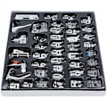 Miniatyrbilde 4 av 5: MSBD 42 PCS Sysett for symaskin Trykkfotsett Hjem Symaskin Multifunksjon Trykkfotsett Kombinasjon Sygave Passer for de fleste modeller av