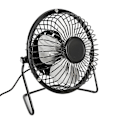 Miniatyrbild 1 av 4: Stark vind USB tyst fläkt skrivbordskylare för bärbar dator stationär dator PC Ofiice sommar kylfläktar 4 blad roterbar USB mini fläkt