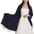Pikkukuva 3 / 4: Talvinen huivi kashmir-tuntuma pashmina huivi kääre pehmeä lämmin peitto（Style3）