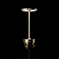 Miniatyrbillede 3 af 5: Ledningsfri bordlampe - dæmpbar, vandtæt, metal, USB-genopladelig - 1 stk. (guld)