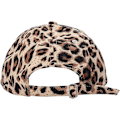 Miniatyrbillede 5 af 5: Leopard Print Baseball Cap Justerbar Bag Kvinder Piger Bomuldshat Med Matchende Hoop Øreringe