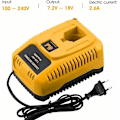 Miniatyrbilde 2 av 5: Dc9310 Erstatningslader for Dewalt Ni-cd og Ni-mh 7.2v-18v Batterier