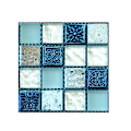Miniatyrbillede 1 af 4: 20 stk. Mosaik Fliser Dekorative Flise Stickers, Skræl og Sæt DIY Hjem Dekoration Backsplash Stempel Mønster 3,94 x 3,94 Tommer til Køkken & Badeværelse, Livin