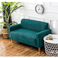Miniatyrbillede 4 af 5: Stretch Sofa Overtræk Sofa Betræk, Universal Sofa Betræk til Armlæn Sofa (Sort, 1 Person)