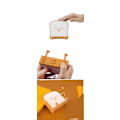 Miniatyrbillede 2 af 5: Led nattelys, toast nattelys, genopladelig nattelys