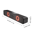 Miniatyrbilde 3 av 5: Liten Bluetooth-høyttaler Fargerik Bluetooth-høyttaler med lys, høyt volum Stereo-datamaskin, Multimedia Bluetooth-lyd