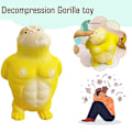 Miniatyrbillede 4 af 5: Kreativt simuleringslegetøj Gul Gorilla Decom Astronaut Stress Reliever（Som vist）
