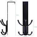 Miniatyrbillede 3 af 5: Over The Door Hooks 2 Pack Heavy Duty Dør Hanger Over Door Hooks Til Ophængning