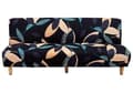 Sofaovertrekk uten armlener, stretch armløst sofaoverkast 2-seters sofaovertrekk
