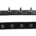 Miniatyrbild 5 av 5: Hot Punk Spike Läder Choker Kvinna Man Halsband Halsband Punk Tone Torques Nitar EMO Metall Gotisk 7ENT BCU6