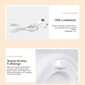 Miniatyrbild 4 av 6: Nattlampa vas, 3 färger justerbar, USB-laddningsbar, LED-utbytbar