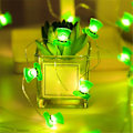 Miniatyrbild 1 av 2: St. Patrick's Day Lrish Holiday Style String Lights LED 4 meter 40 lampor med fjärrkontroll（B）