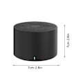 Miniatyrbild 3 av 5: Bluetooth-högtalare, trådlöst miniljudsystem, hemmabiosubwoofer, bärbart utomhusljudsystem med hög volym (svart)