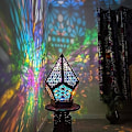 Miniatyrbillede 2 af 5: Gulvlampe i plast, boheme-lys, solnedgangslampe, projektion, polstjerne, stor gulvlampe, pink