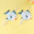 Miniatyrbillede 3 af 4: Heavy Duty Bøjler 3stk Dekorative Ophængningskroge Conch Fisk Formet Vægkroge Frakke Nøgle Håndklæde Kroge Vægophæng