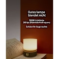 Miniatyrbilde 3 av 5: Nattlys med timer, LED-sengelampe, baby still lampe, trestruktur, dimmer