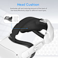 Miniatyrbillede 3 af 5: Justerbar hovedrem til Oculus/meta Quest 2 VR-headset