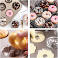 Miniatyrbillede 4 af 5: Silikone Donutform Sæt - Genanvendelige non-stick donutforme, ovn- og opvaskemaskine-sikre donut- og bagelforme.