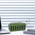 Miniatyrbild 4 av 5: Rea Bluetooth-högtalare Radio Trådlös Utomhus Sport Bärbar Stereo（Fri Storlek，Grön）