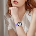 Miniatyrbild 3 av 5: 6-pack Kompatibel med Samsung Watch 4 Band 40mm 44mm/ Galaxy Watch 4 Classic Band 46mm 42mm, Silver Spänne Mjuk Silikon Sport Ersättningsarmband För