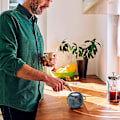 Miniatyrbild 4 av 4: Trådlös Bluetooth-högtalare, liten högtalare, hög ljudkvalitet, bärbar minidiskant för utomhusbruk, hög volym (blå)