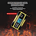 Miniatyrbillede 5 af 5: Lcd-skærm Batterioplader Intelligent Puls Reparation Batterioplader Batterioplader Blybatterioplader Syrebatterioplader Puls Reparation Gul