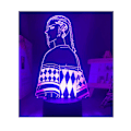 Miniatyrbillede 1 af 5: 3D LED natlys Anime-figurer 3D-illusion
