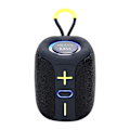 Miniatyrbild 2 av 4: Ny utsökt cylindrisk bärbar subwoofer Bluetooth-högtalare färgglada lampor cool modegåva ljudavstånd