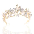 Miniatyrbillede 1 af 5: Sommerfuglekrone til kvinder Sølvkrystal Dronningetiaraer og kroner Royal Rhinestone Bryllup Pricess Krone Prom Hårtilbehør til brude,WZ-1516