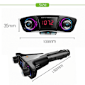 Pikkukuva 2 / 5: Kaksi USB-monitoiminen auton FM-lähetin MP3 Bluetooth-soitin Auton laturi Bluetooth Hands-free FM-lähetin