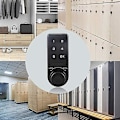 Miniatyrbillede 3 af 5: Elektronisk skabslåssæt, digital adgangskode-indtastning Touch Keypad-lås, nøglefri sikkerhedsskabskodet (L)