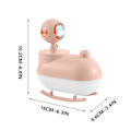 Miniatyrbillede 1 af 2: 2In1 Solnedgangslampe Luftfugter Usb Opladning Fogger Soveværelse Dekoration Solnedgang Projektor Lampe Luftfugter(Pink)