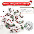 Miniatyrbilde 4 av 4: Led-lyssnor Led-lys Julekongle Girlander