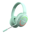 Miniatyrbillede 1 af 5: Over-Ear Bluetooth-hovedtelefoner LED-belysning Foldbare trådløse øretelefoner Lav latenstid med mikrofon og åndedrætslys (Style 5)