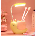 Miniatyrbillede 3 af 5: Led sneglelampe, USB genopladelig sød nattelys bordlampe