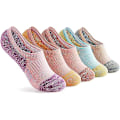 Miniatyrbild 1 av 5: Damstrumpor No Show Athletic Ankle Socks Cushioned Running Low Cut 5 Par/Storlek:5-8/Färg: Flerfärgad 1