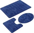 Bademåttesæt 2 stykker Heilwiy Memory Foam Absorberende Badetæpper Sæt Skridsikkert Vaskbart Gave