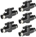 Deler 6mm OD Pneumatisk Kuleventil, Trykkontrollventilbeslag (BUC6 Koblinger)