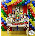 Miniatyrbilde 4 av 5: Superhelt Ballonger Buesett - Latex Ballong Girlandersett for Temafester
