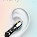 Miniatyrbild 2 av 5: Enkelsidiga trådlösa Bluetooth-hörlurar, långvariga ersättningshörlurar för utomhussporter, hörlurar med mikrohål.