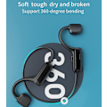 Miniatyrbillede 4 af 4: Bone Conduction Hovedtelefoner Bluetooth - Trådløst Open-Ear Headset-Sort